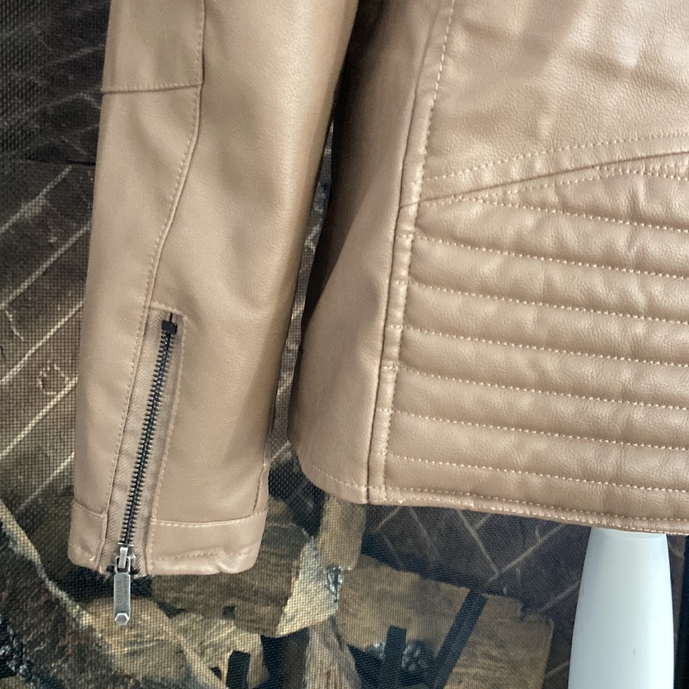 American Breed Pleather Coat Jacket - image 6